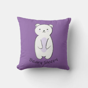 Beary Sleepy Bear Cushion