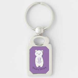 Beary Sleepy Bear Key Ring