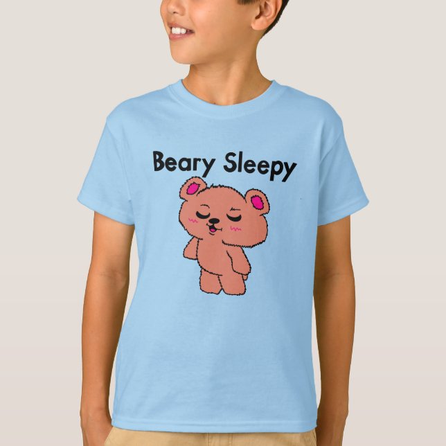 Beary Sleepy Kid Shirt (Front)