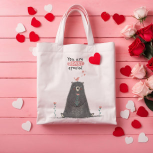 Beary special Cute Bear Tote Bag