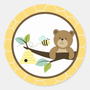 Beary Sweet Bear and Bee Envelope Seals 20