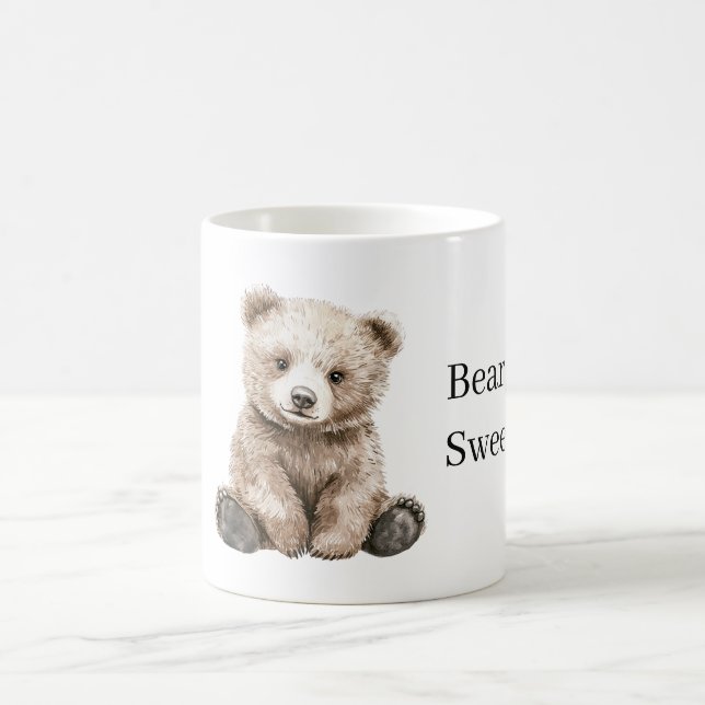 Beary Sweet Brown Bear Coffee Mug (Center)