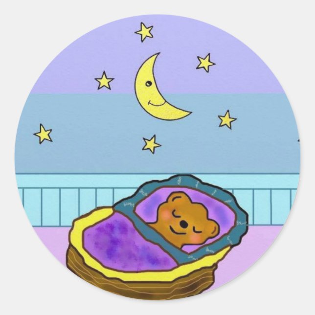 Beary Sweet Dreams Stickers (Front)