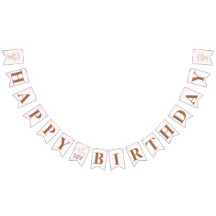 Beary Sweet Hot Air Balloon 1st Birthday Bunting