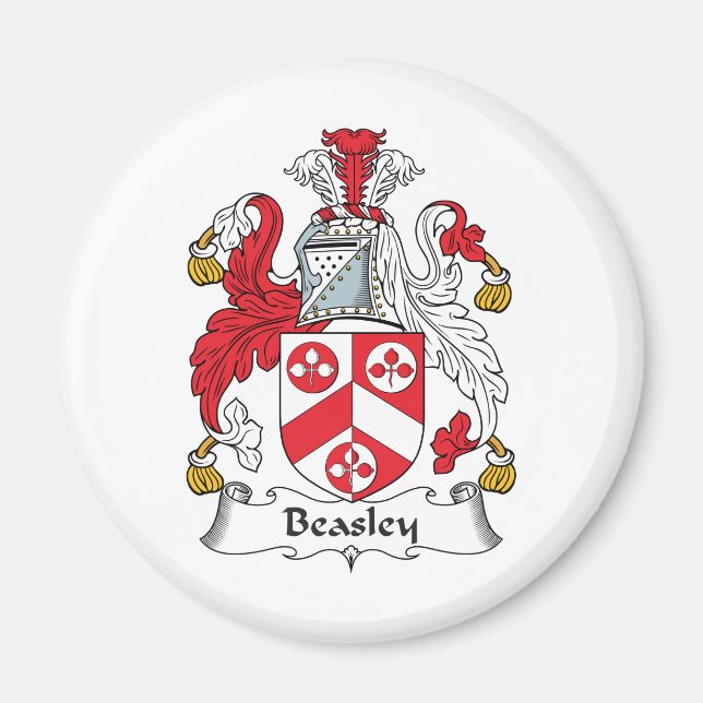 Beasley Family Crest Magnet (Front)