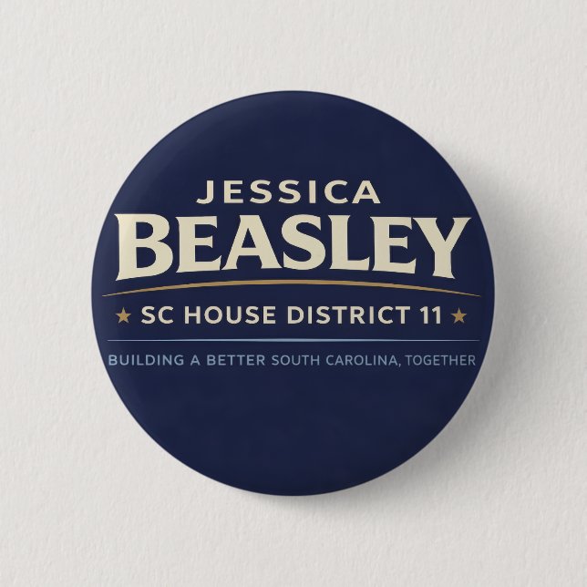Beasley For SC House 11 6 Cm Round Badge (Front)