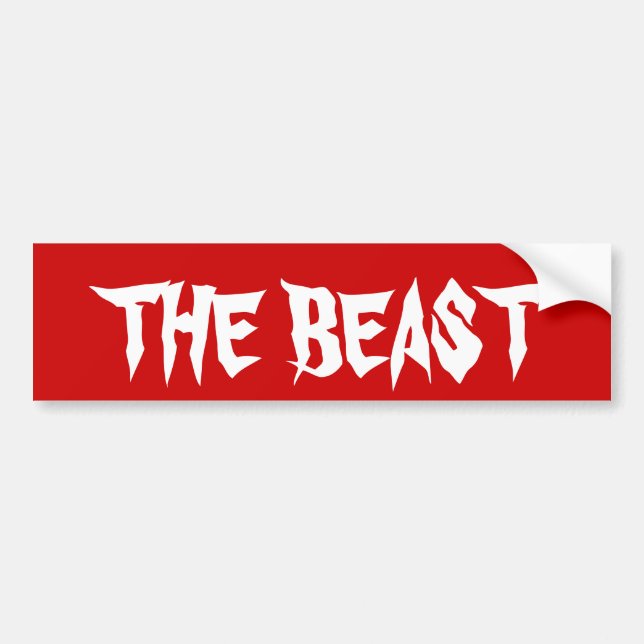 Beast Bumper Sticker (Front)