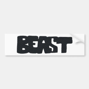 Beast Bumper sticker