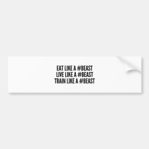 #BEAST BUMPER STICKER