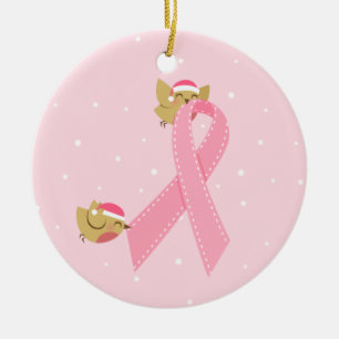 Beast Cancer Survivor Ceramic Tree Decoration