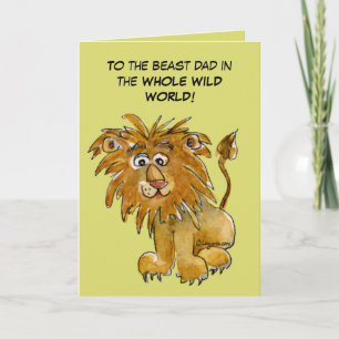 Beast Dad in Whole Wild World Card