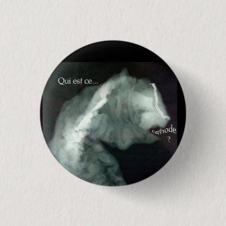 beast francais big 3 cm round badge