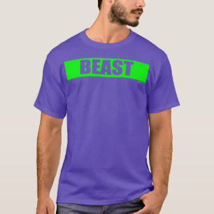 Beast Gym Motivation Green Colour Training Fitness T-Shirt