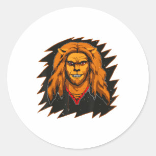 Beast Mine The Garbage Man Craft _1  Classic Round Sticker