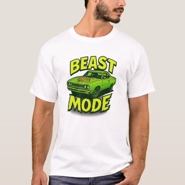 Beast Mode 1969 Plymouth Road Runner T-Shirt (Front)