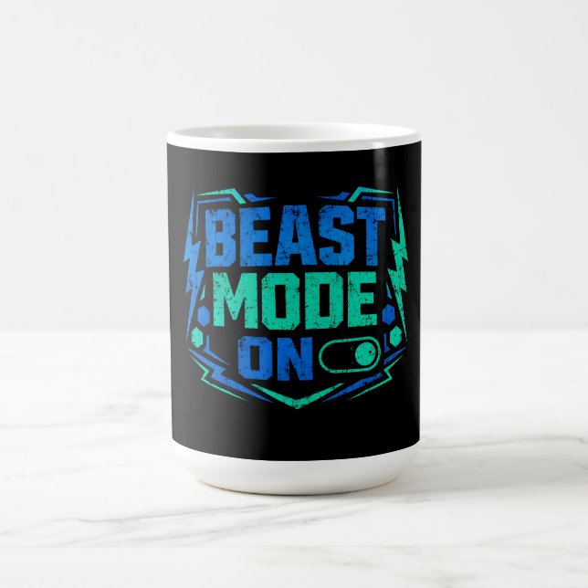 Beast Mode ON – Gym Activation Power Coffee Mug (Center)