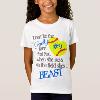Beast Mode: Softball Girl T-Shirt