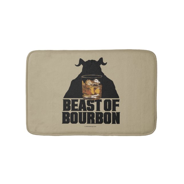 Beast Of Bourbon Bath Mat (Front)
