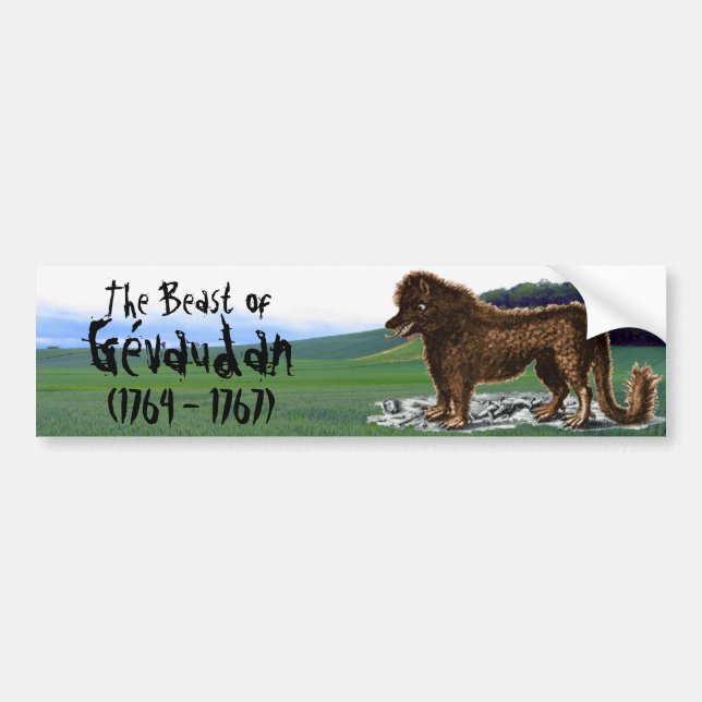 Beast of Gévaudan Bumper Sticker (Front)