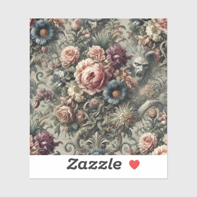Beast of the Interstice – Gothic Floral Design (Sheet)