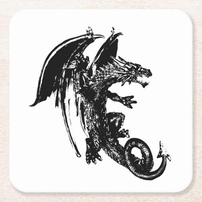 Beast of the Night Dragon Coaster (Front)