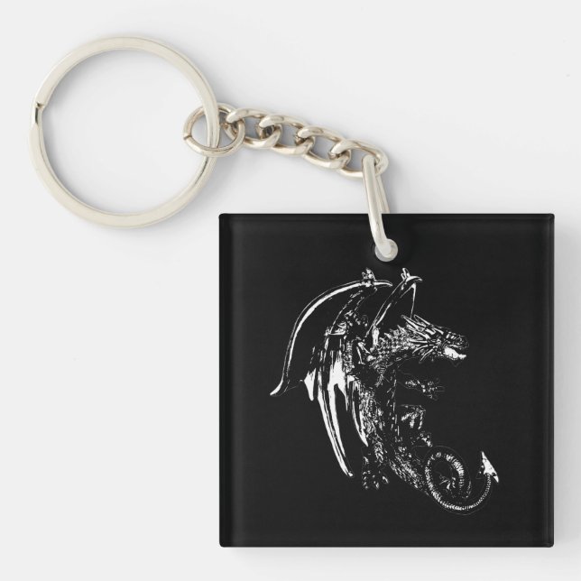 Beast of the Night Dragon Key Ring (Front)