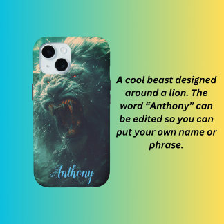 Beast of the sea  iPhone 15 case