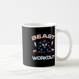 Beast Silverback Deadlift Gym Jokes Gorilla Workou Coffee Mug