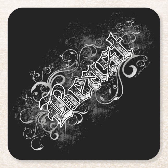 Beast Square Paper Coaster (Front)