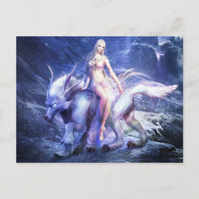 Beast trainer in the forsaken world postcard (Front)