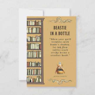 Beastie in a Bottle Bookmark