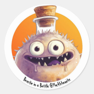 Beastie in a Bottle Small Sticker
