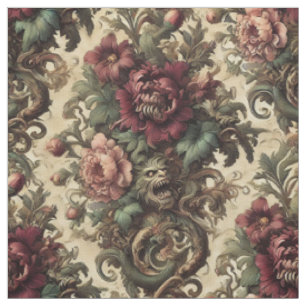Beastly Bouquet – Gothic Victorian Statement Tile Fabric