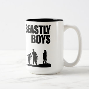 Beastly Boys Two-Tone Coffee Mug