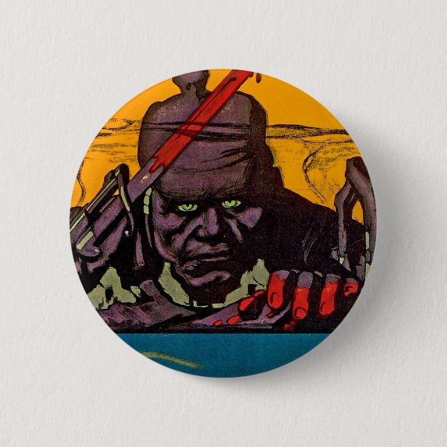 Beat Back The Hun 6 Cm Round Badge (Front)