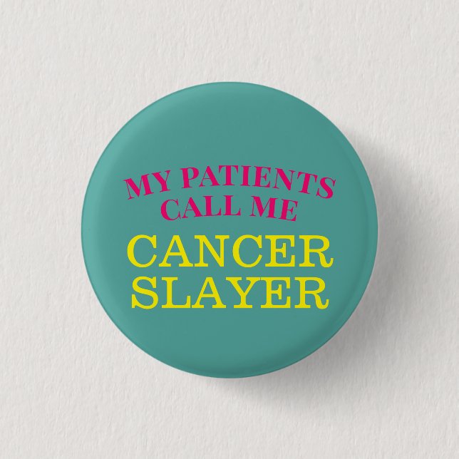 Beat Cancer Thank-You Button (Front)
