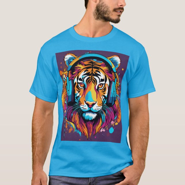 "Beat Dropper: Premium DJ-Style Graphic Tee" T-Shirt (Front)