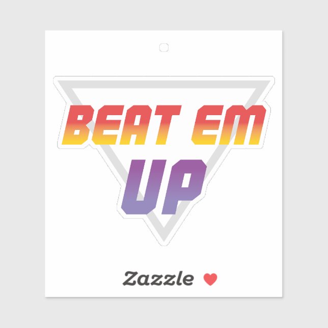 Beat Em Up Retro Gaming (Sheet)