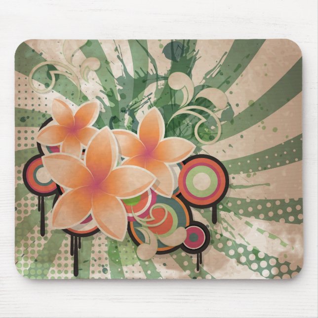 Beat Flowers Mouse Pad (Front)