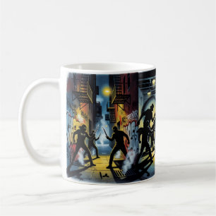 Beat It — Urban Street Showdown Night Scene Mug