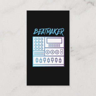 Beat Maker Drum Machine Bass Lover DJ Musician Business Card