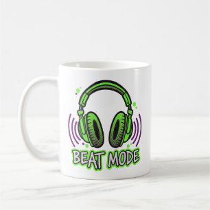 BEAT MODE Power, Music & Motivation Grap Coffee Mug