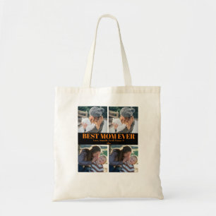 Beat Mum Ever Custom 4 photo Collage Tote Bag