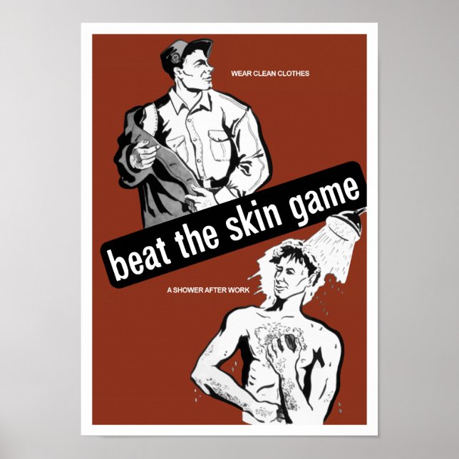 Beat The Skin Game -- Health Poster (Front)