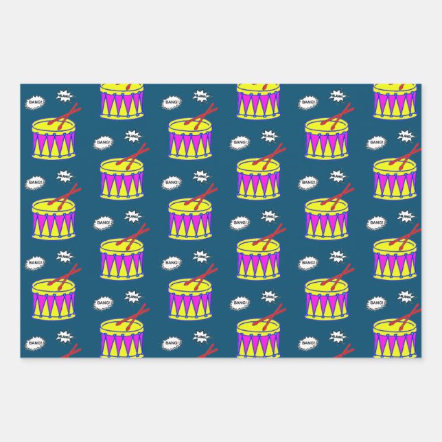 Beat Wrapping Paper Sheet (Front 3)