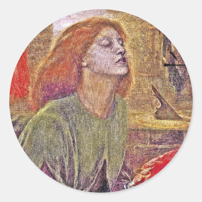 Beata Beatrix Classic Round Sticker (Front)