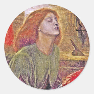 Beata Beatrix Classic Round Sticker