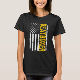 Beatboxer American Flag Beat Boxing Enthusiast T-Shirt