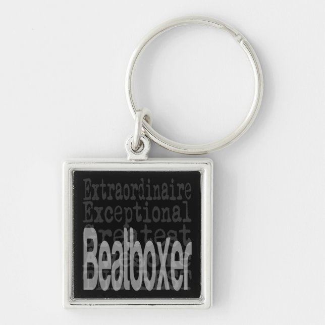 Beatboxer Extraordinaire Key Ring (Front)