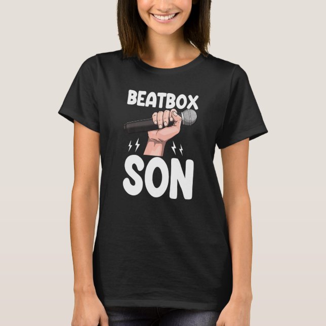 Beatboxing Son Women  Tape Recorder T-Shirt (Front)